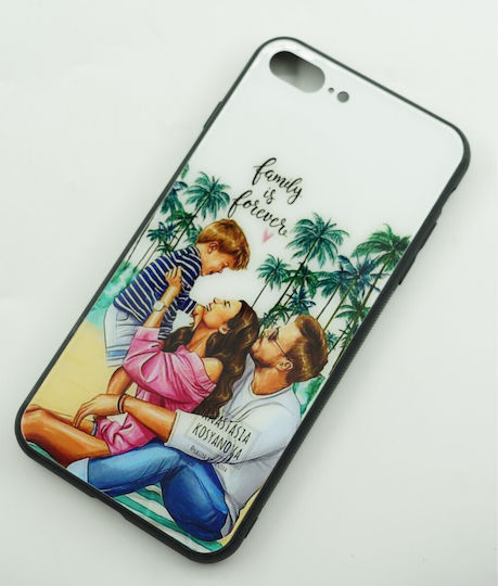 Husă Protectoare Flippy Compatibilă Huawei Nova 9 Sticlă Print Familie Este Pentru Totdeauna Multicoloră