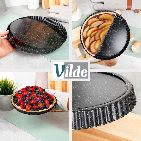 Vilde Vilde Backformen und Tabletts für Törtchen mit Abnehmbarer Boden 28x3cm