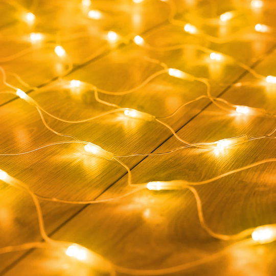 Λαμπάκια LED Δίχτυ 1.5μ. x 150εκ. Θερμό Λευκό Λαμπάκια LED Δίχτυ 1.5μ. x 150εκ. Θερμό Λευκό