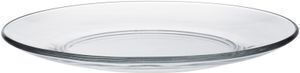 Duralex Runde Glas Servierplatte Transparent mit Durchmesser 23,5cm 6 Stück