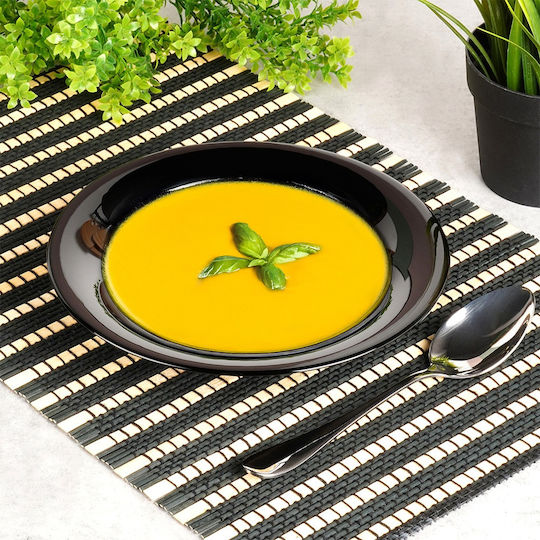 Vilde Vilde Servierplatten und Schüsseln Tiefes Glas Schwarz mit Durchmesser 21,5cm 6 Stück Vilde Vilde Servierplatten und Schüsseln Tiefes Glas Schwarz mit Durchmesser 21,5cm 6 Stück