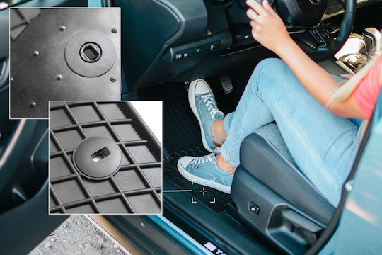 Front Gummi Fußmatten Kia Stonic Kreuzung Von 2017 Bis