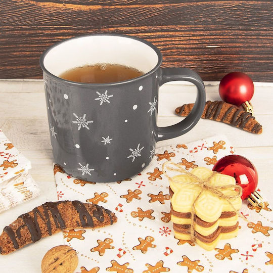 Orion Christmas Ceramic Gray Mug 10cm 500ml
