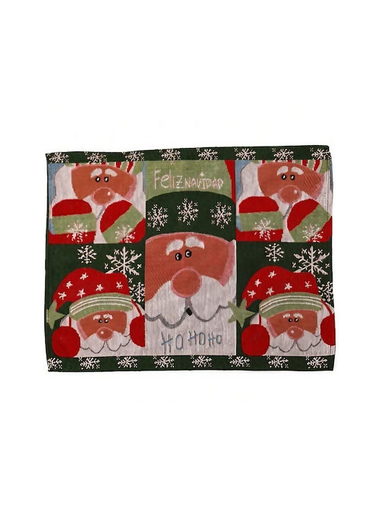 Alista Home Christmas Fabric Placemats Santa Claus 47x33cm