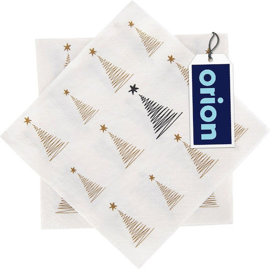 Orion Christmas Tableware Napkins with Trees 20 Pieces Orion Christmas Tableware Napkins with Trees 20 Pieces
