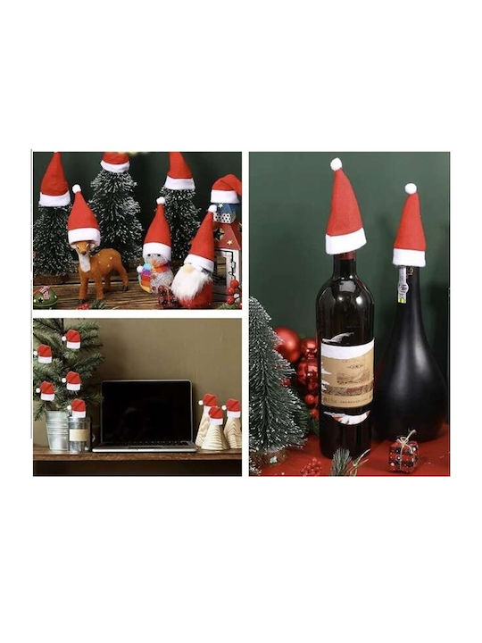 Set Fete Pentru Masa De Crăciun Suport Pentru Tacâmuri Moș Crăciun 12x6cm 12 Bucăți