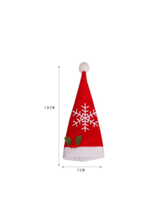 Alista Home Fetă Pentru Masa De Crăciun Suport Pentru Tacâmuri Din Material Textil Roșie 18x7cm