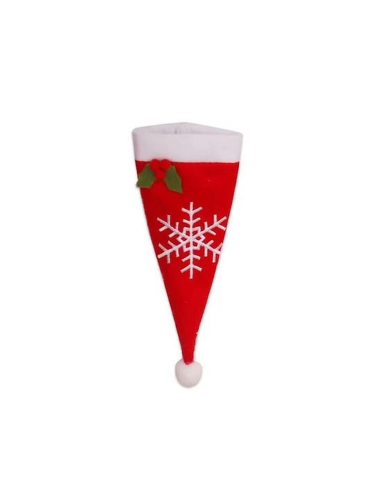 Alista Home Fetă Pentru Masa De Crăciun Suport Pentru Tacâmuri Din Material Textil Roșie 18x7cm