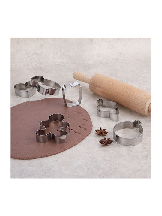 Orion Set of Christmas Heart Cookie Cutters 6 Pieces