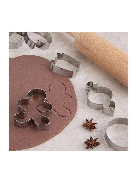 Orion Set of Christmas Heart Cookie Cutters 6 Pieces