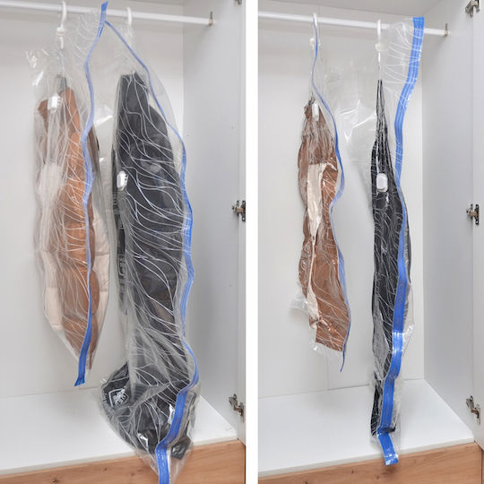 Orion Plastic Hanging Clothes Storage Bag Air-Tight and Vacuum 70x104cm