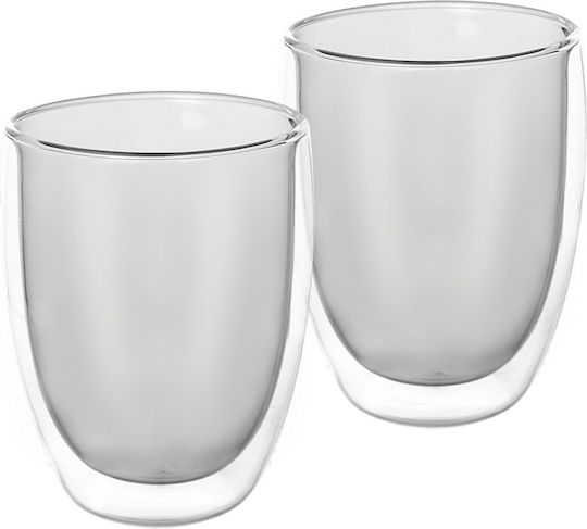 Orion Set Brillen Kaffee/Freddo / Cocktail/Trinken aus Glas 370ml 2 Stück