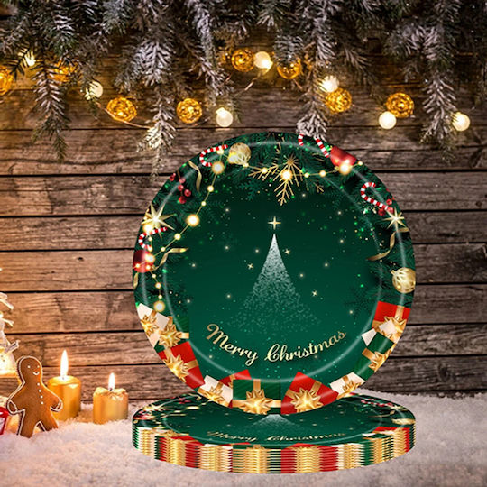 Alista Home Green Placemats 18x18cm 16 Pieces
