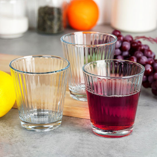 Excellent Houseware Set Brillen Cocktail/Trinken Wasser aus Glas 220ml 6 Stück