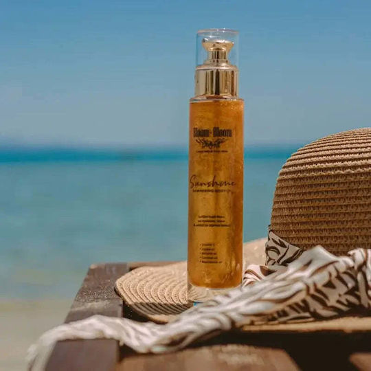 Sunshine Shimmer Body Oil & Hair & Βody Mist Χρυσό