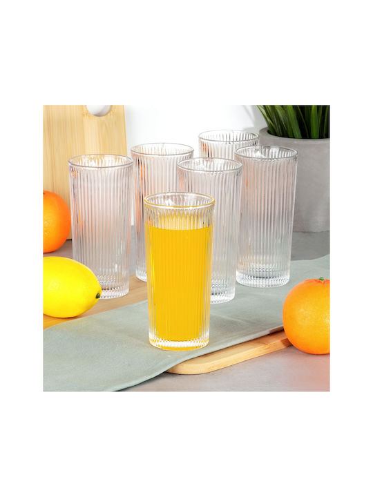 Vilde Set of Cocktail/Drinking and Water Glasses Made of Glass 320ml 6 Pieces