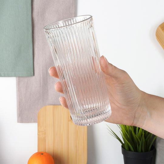Vilde Set Pahare Cocteiluri Pentru Apă Din Sticlă 320ml 6 Bucăți
