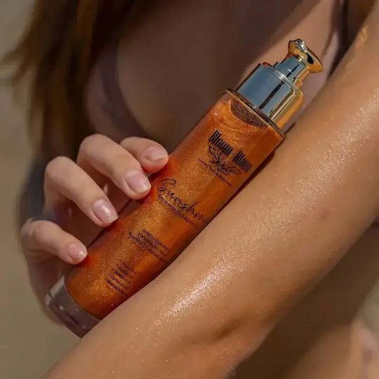 Sunshine Shimmer Body Oil & Hair & Βody Mist Μπρονζέ