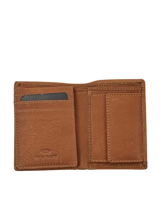 Herrenbrieftasche Mit RFID Tabac Braun