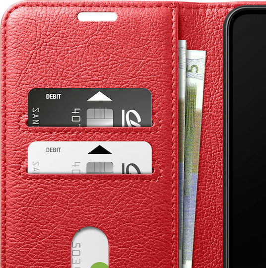 Zanaé Husa Folio Redmi Note 15 4G Funcție Stand Tab Magnetic Roșu