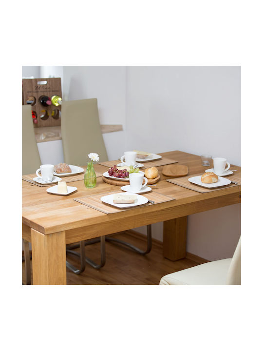 Relaxdays Салфетки Бамбук Кафяви 45x30см 4 Бройки