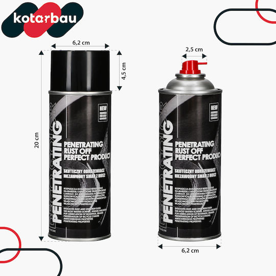 Rust Entferner Spray Effektives Schmiermittel Penetrationsöl 400 Ml