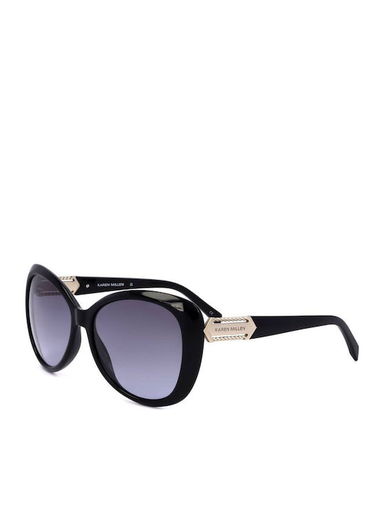Karen Millen Γυαλιά Ηλίου Μαύρα με Σκελετό Karen Millen Γυαλιά Ηλίου Μαύρα με Σκελετό