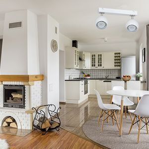 Light Home Двоен Спот в Черен Цвят