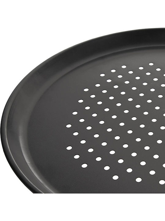 Orion Pizza Baking Pan made of Stainless Steel with Non-Stick Interior Coating 32cm