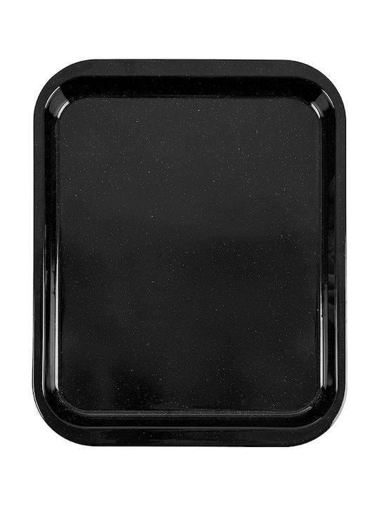 Orion Stainless Steel Baking Pan with Enamel Interior Coating 36x36cm