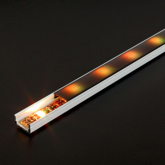 Profil De Aluminiu Pentru Bandă LED U-tip 1 M Alb Șină Profil Canal Aluminiu Bandă LED
