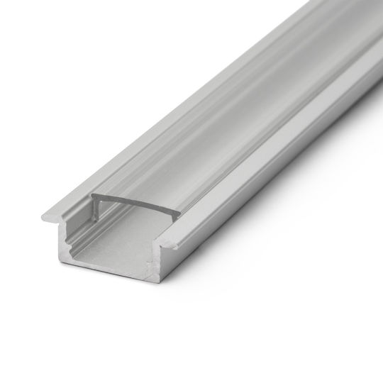 Transparente LED-Profilabdeckung 1m LED-Streifen Diffusor Polycarbonat Kompatibles Aluminiumprofil