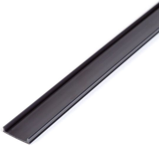 Profil De Aluminiu Pentru Bandă LED Capac 1 M Negru Difuzor Din Policarbonat Profil LED 41011a1