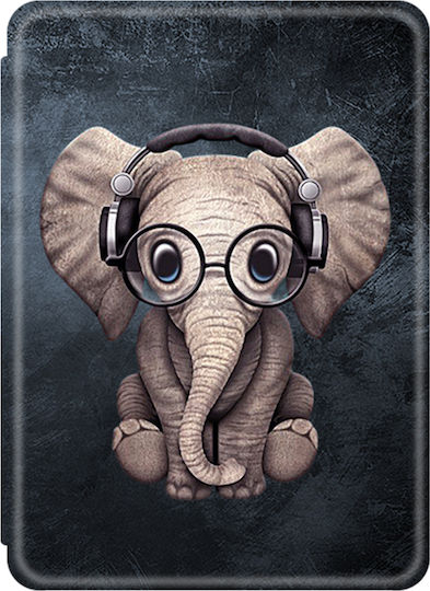 Case Kindle Paperwhite 2024 7" Inkora Air Groovy Elephant