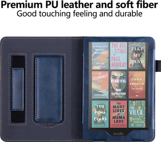 Husă Stand Inkora pentru Kindle Colorsoft Albastru Închis