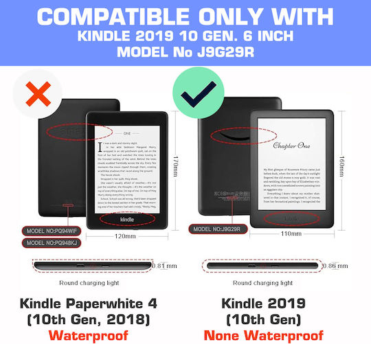 Калъф Kindle 2019 Inkora Lite Черен