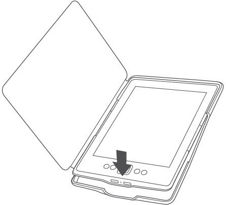 Husă Clasică Kindle 4/5 Turcoaz