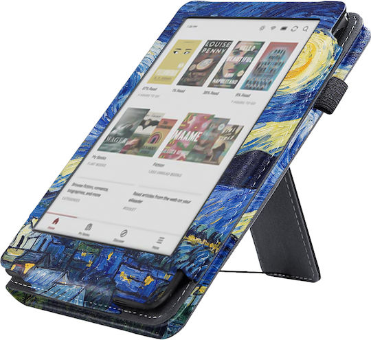 Case Kobo Clara Bw Inkora Stand Starry Night