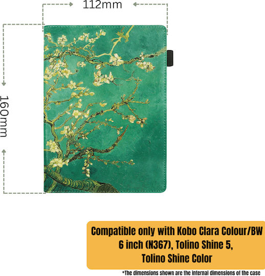 Case Kobo Clara Bw Inkora Stand Starry Night