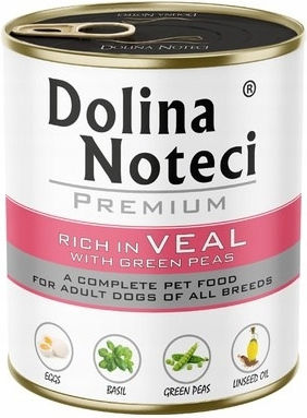 Dolina Noteci Premium Rich Wet Dog Food in Cans Diet 12x800gr