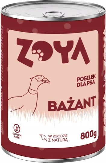 Zoya Goes Pretty Wet Dog Food Cans Diet Grain-Free 6x800gr