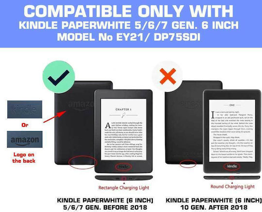 Калъф Kindle Paperwhite Inkora Flex Тъмносин