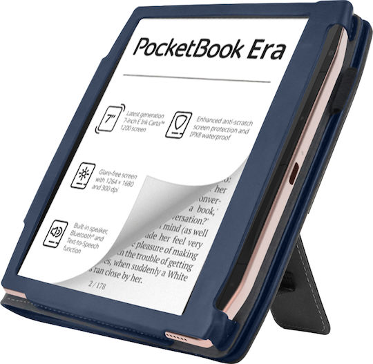 Pocketbook Era Color Inkora Tablet Hüllen Stand Dunkelblau