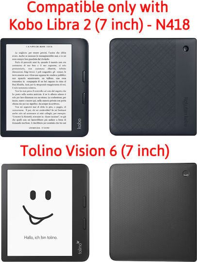Case Kobo Libra 2 2021 Inkora Flex Black