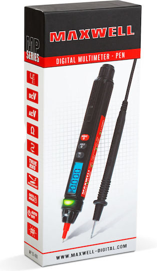 Alista Home Multimetru Digital de Buzunar True RMS cu Măsurare AC / DC GLB_25400