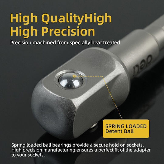Set Adaptoare de Impact Pentru Chei Tubulare 1/4" 3/8" 1/2"