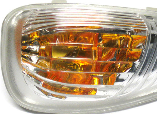 Renault Master 2010 Yellow Turn Signal White Bulb In Mirror Left + Right 2 Pcs Set