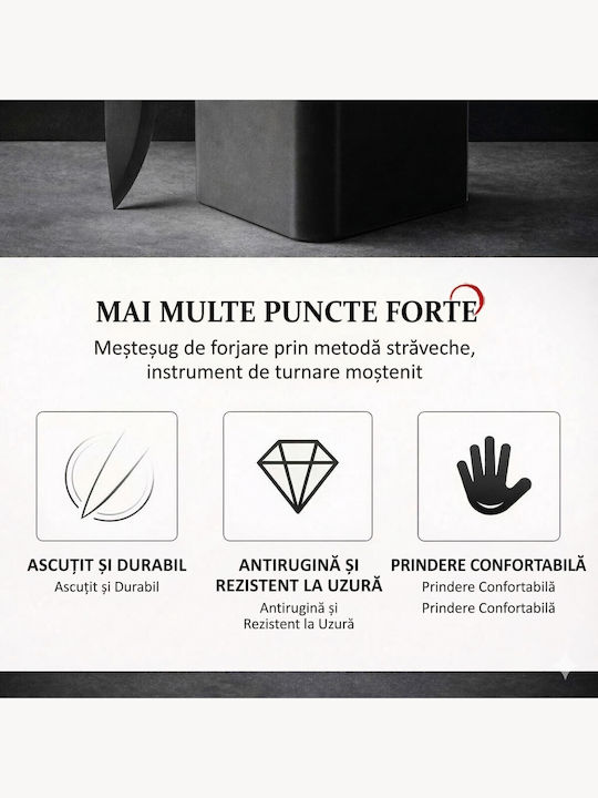 Alista Home Set Cuțite Cu Bază Din Oțel Inoxidabil 9 Bucăți