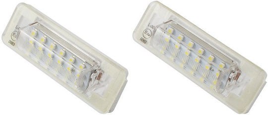 Mercedes W202 W210 Led License Plate Lighting Lamps 2 Pcs Set