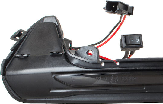 Audi A6 C7 12-18 Left + Right Turn Signal Mirror Smoked Dynamic Led 2 Pcs Set